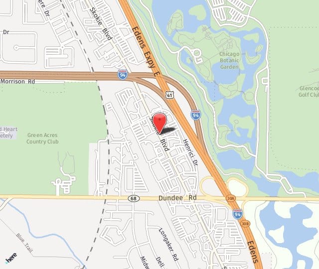 Location Map: 501 Skokie Blvd. Northbrook, IL 60062